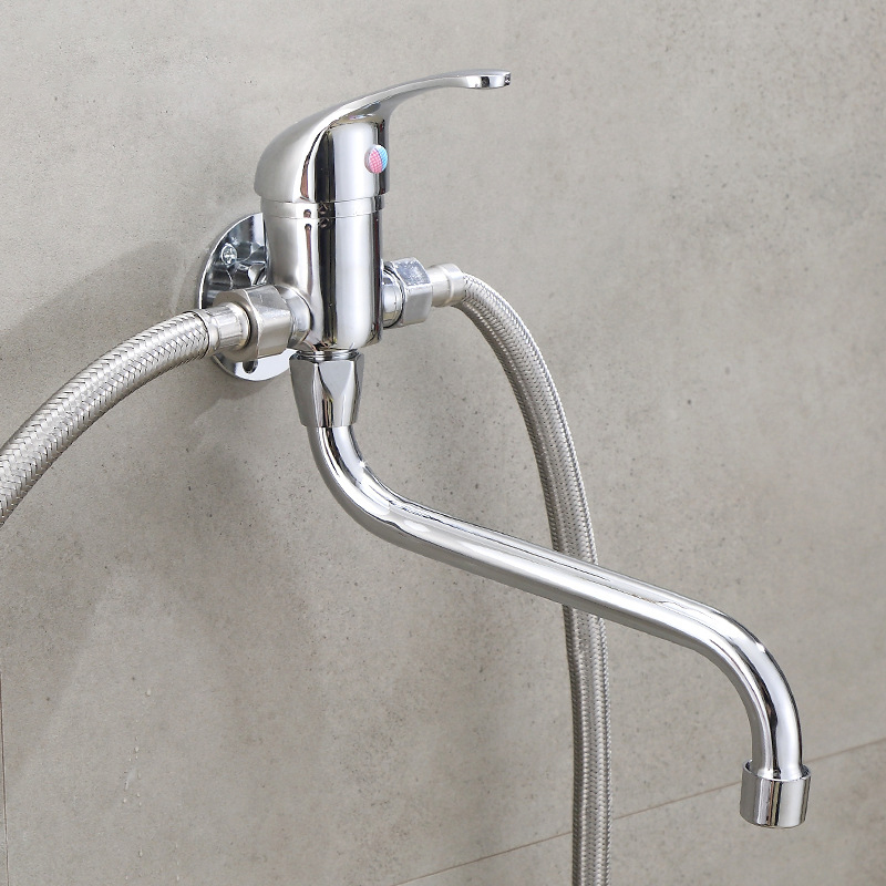 Home Bar Sink - Duvara Monte Ekstra Uzun Musluklu Mutfak