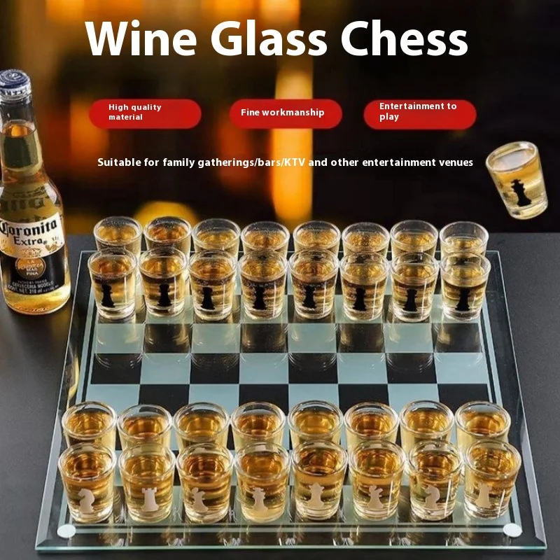 Home Bar Set - Şeffaf Cam Şarap Kadehi Seti Bar