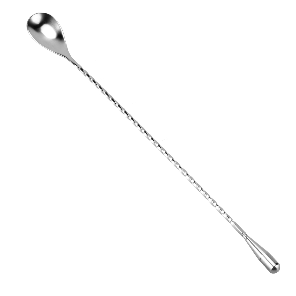 Bar Spoon Twisted - Paslanmaz Çelik Bar Kaşığı Uzun Saplı
