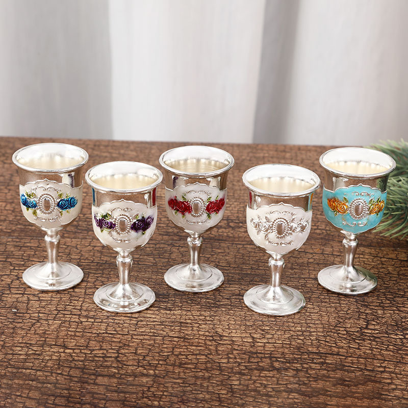 Old Fashioned Glass - Alaşım küçük şarap bardağı yaratıcı avrupa