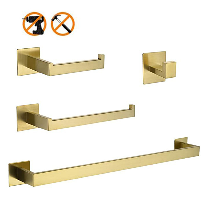 Home Bar Set - 304 Paslanmaz Çelik 4 Parçalı Altın