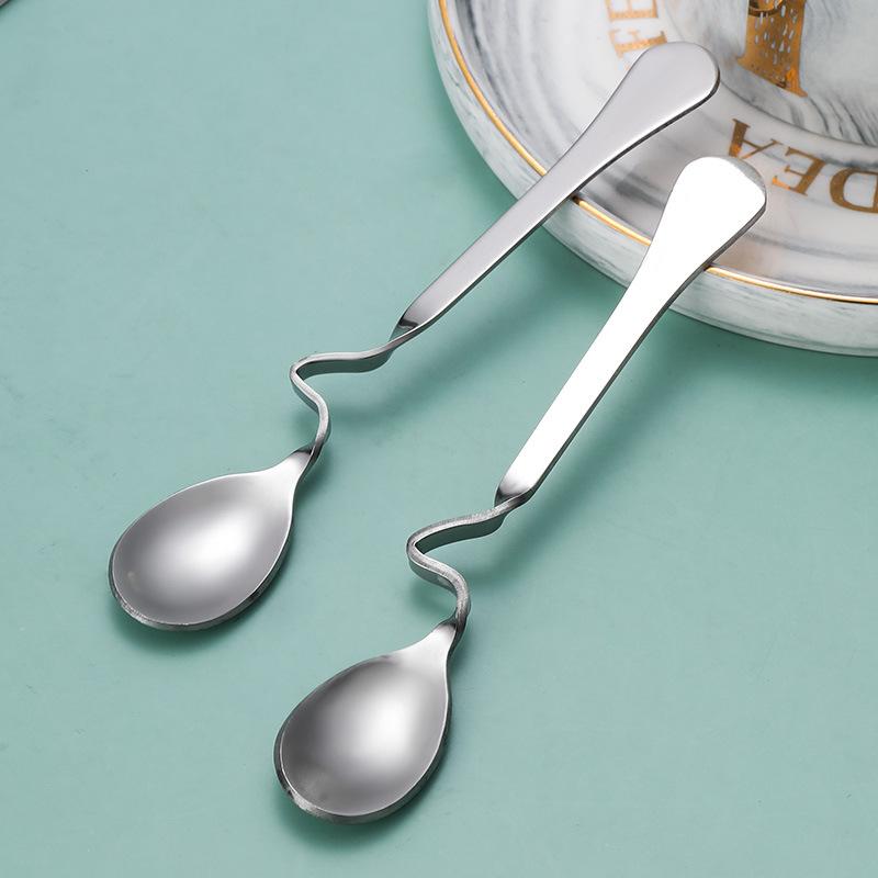 Bar Spoon Twisted - S Şeklinde Bükülmüş Saplı Asılı Kaşık