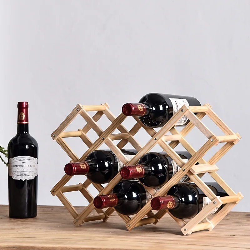 Home Bar And Cabinet - İstiflenebilir Şarap Depolama Rafları 3, 5,