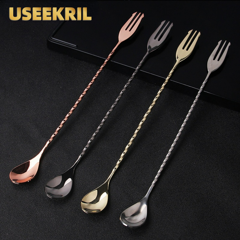 Bar Spoon Twisted - 30 40 50cm Bar kaşık çatal