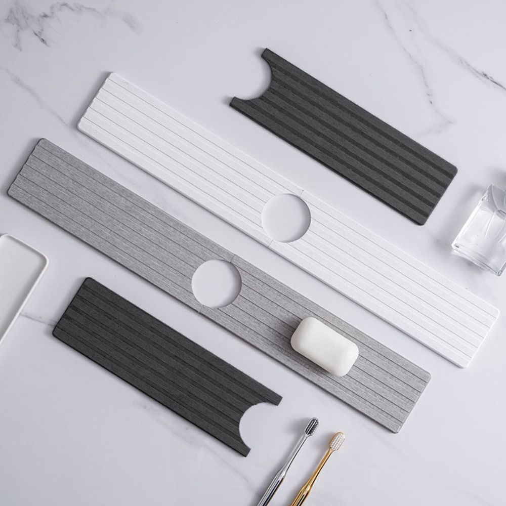 Home Bar Sink - Çizgili Desenli Oluklu Diatomlu Çamur Musluk