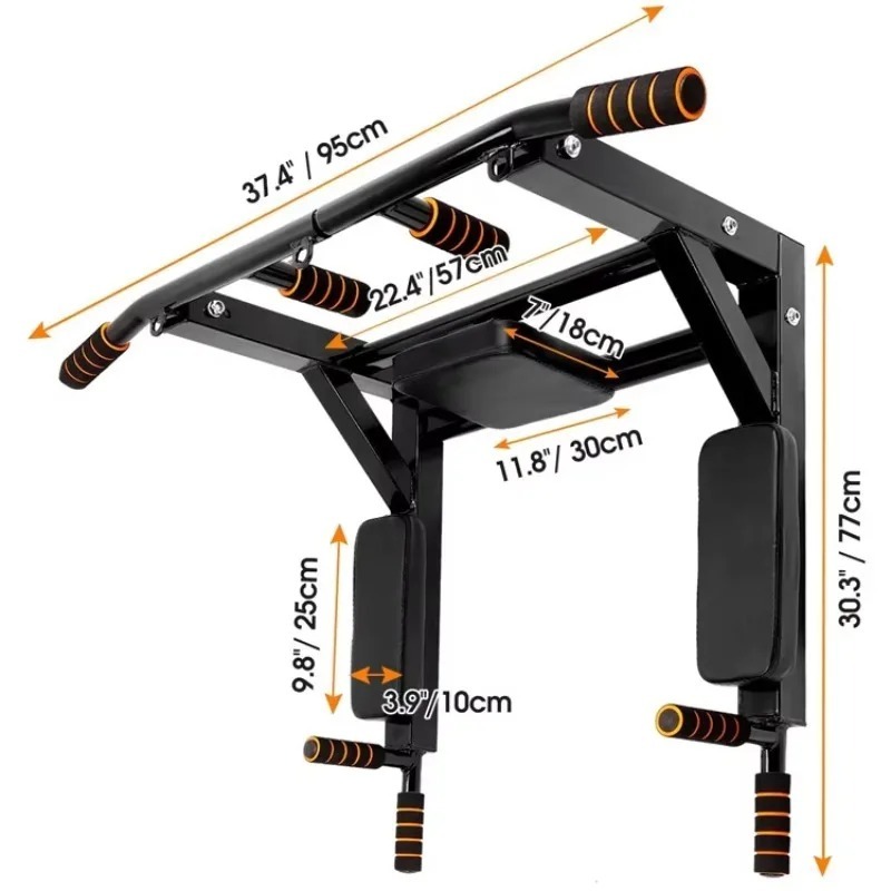 Home Bar And Gym - Duvara Monte Edilebilir Barfiks Çubuğu, İç