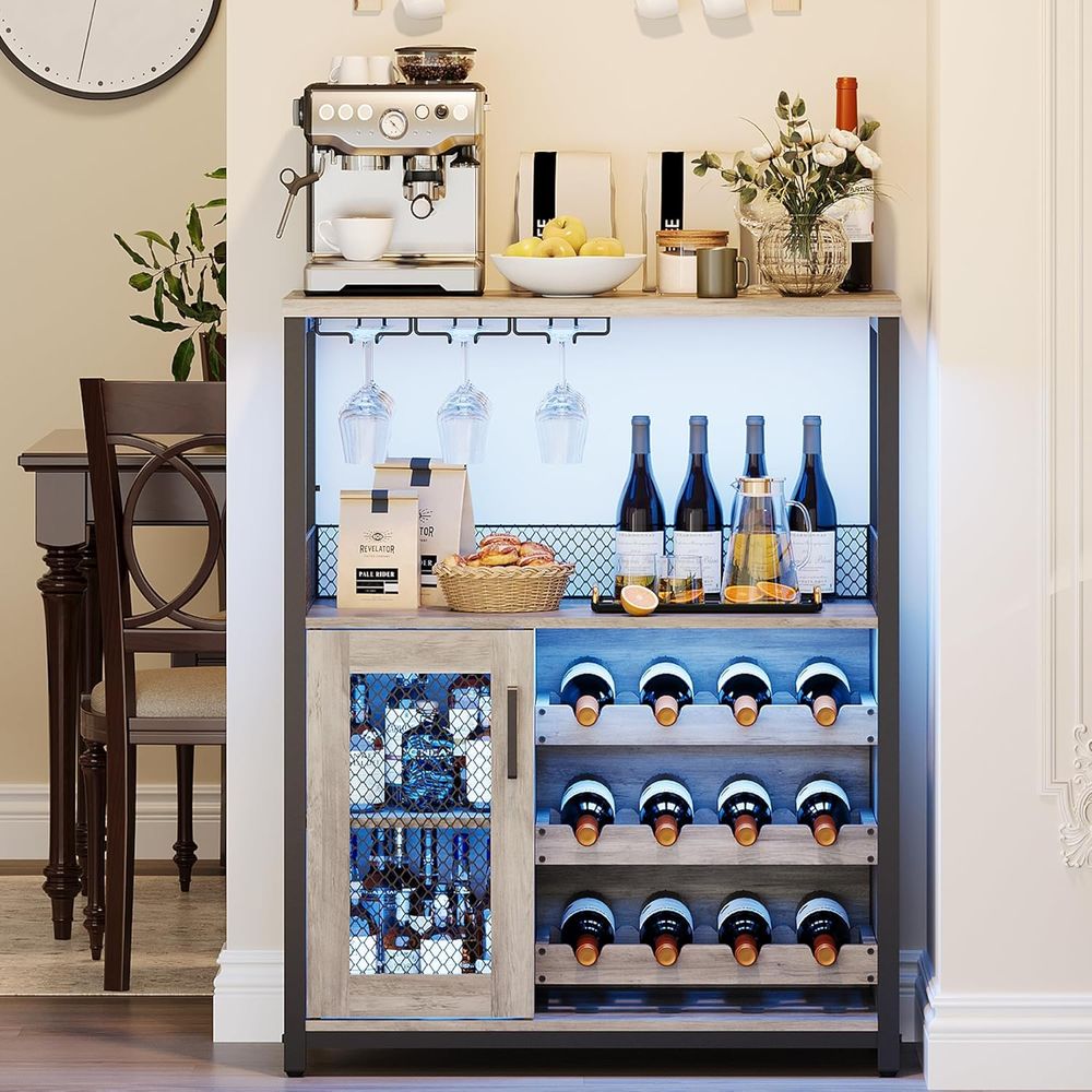 Endüstriyel Tarzda LED Işıklı  - Home Bar And Cabinet incelemesi ve fiyatı