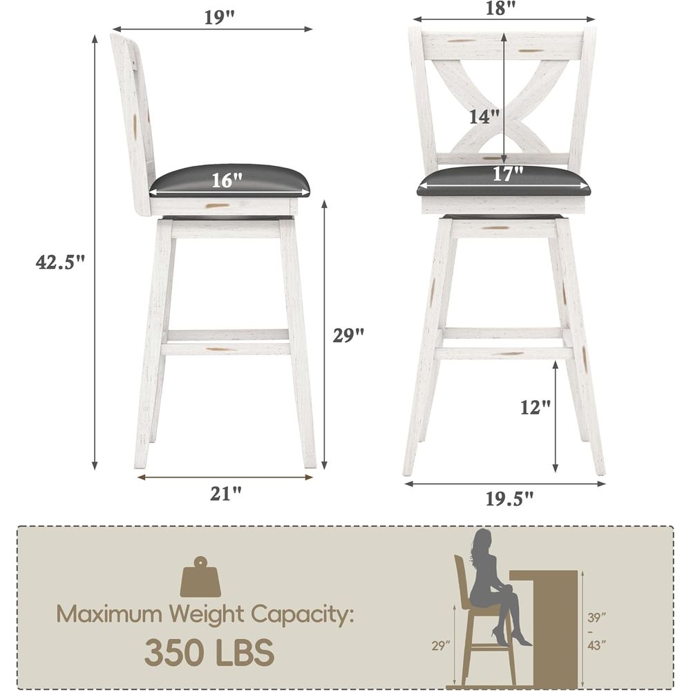 Döner Bar Tabureleri Seti 2'li - Home Bar Stools incelemesi ve fiyatı