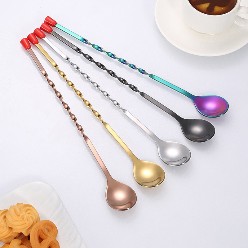 100 Adet/grup Paslanmaz Çelik  - Bar Spoon Twisted incelemesi ve fiyatı
