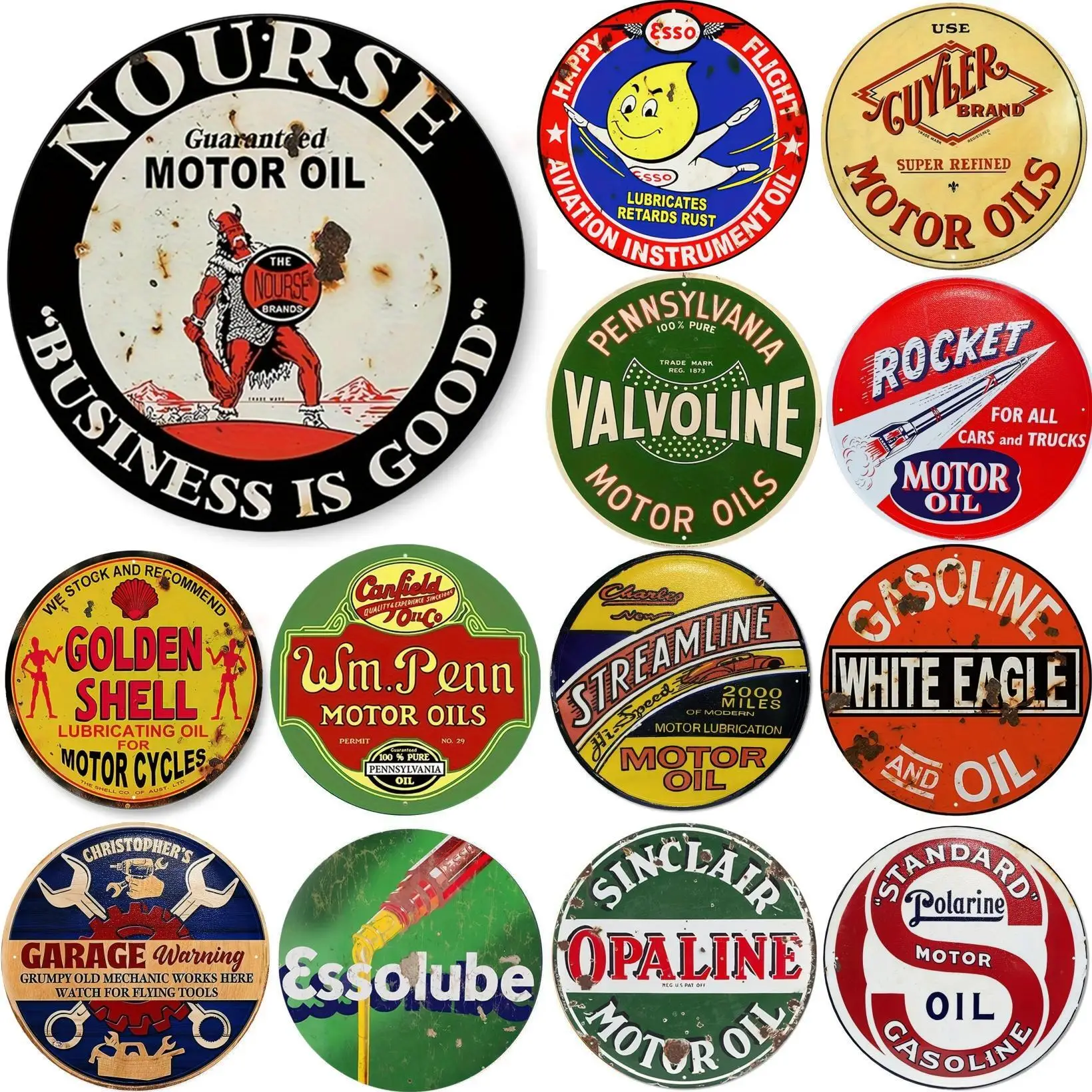 Vintage Motor Yağı Tabelası Yu - Home Bar And Restaurant incelemesi ve fiyatı