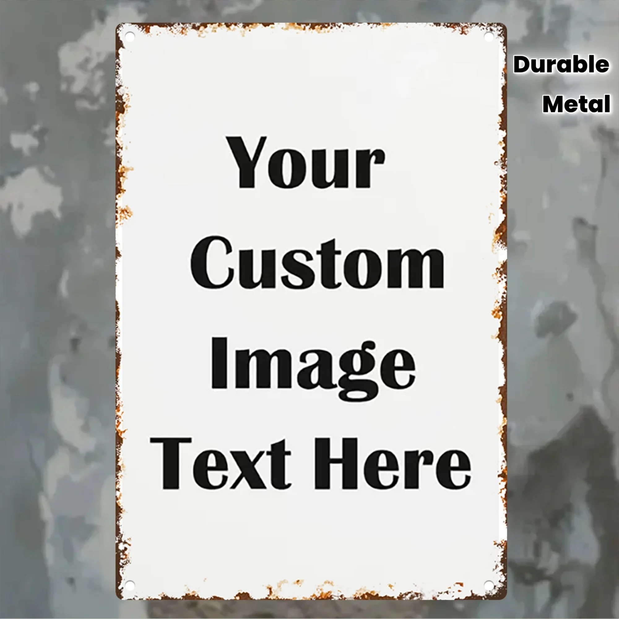 Özel Fotoğraf ve Metinli Tenek - Home Bar Signs incelemesi ve fiyatı