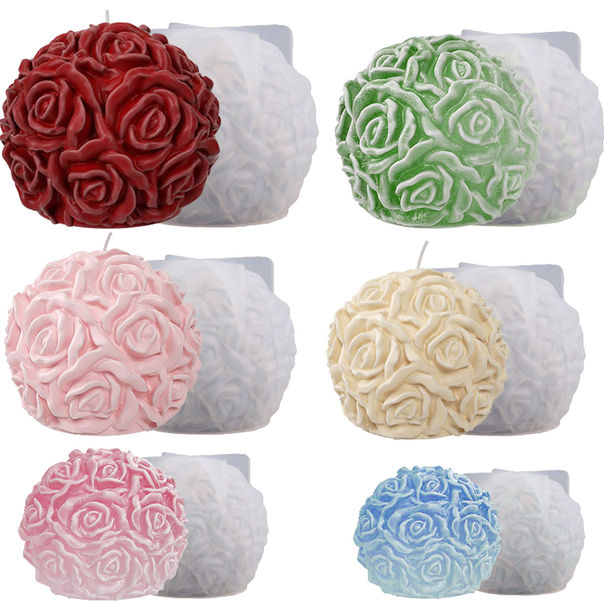Çok boyutu çiçek serisi mum ka - Ice Mold Sphere incelemesi ve fiyatı