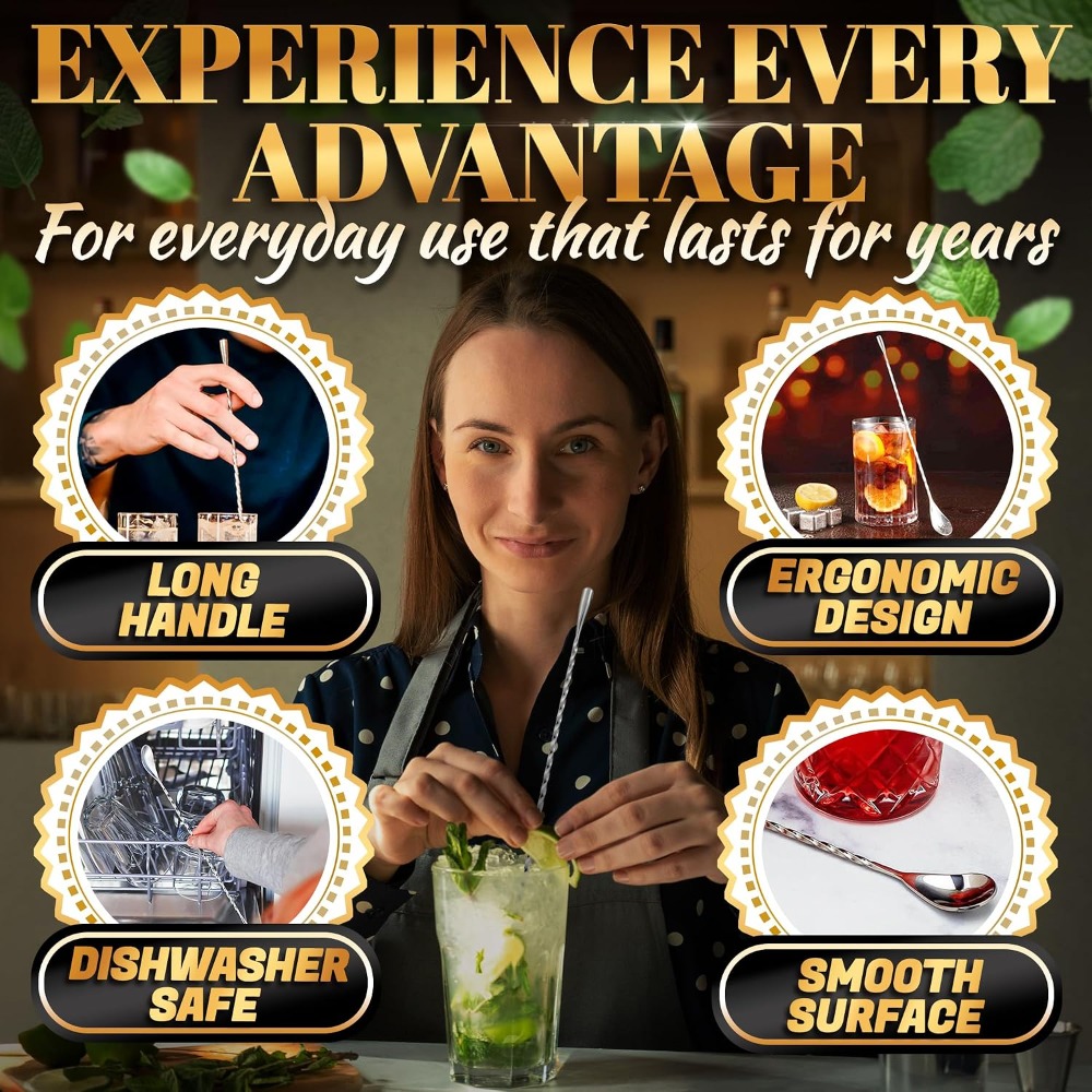 4 Parça Bar Kaşığı Seti, 12