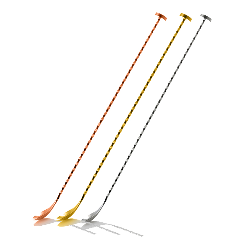 Ücretsiz kargo 40cm paslanmaz  - Bar Spoon Twisted incelemesi ve fiyatı
