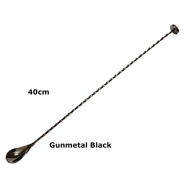 Ücretsiz kargo 40cm paslanmaz  - Bar Spoon Twisted incelemesi ve fiyatı