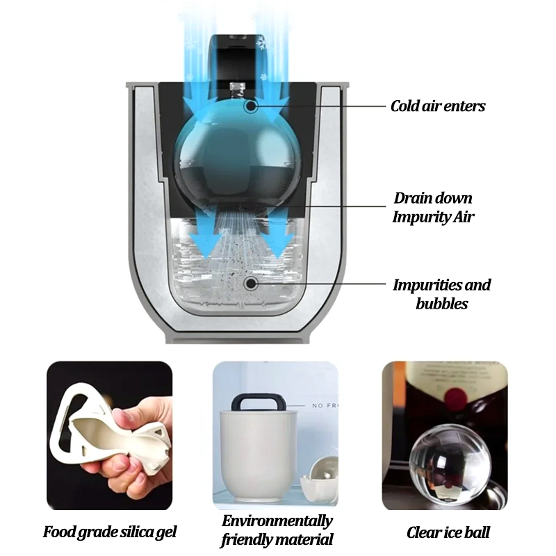 Büyük Şeffaf Buz Topu Yapıcı - - Ice Mold Sphere incelemesi ve fiyatı