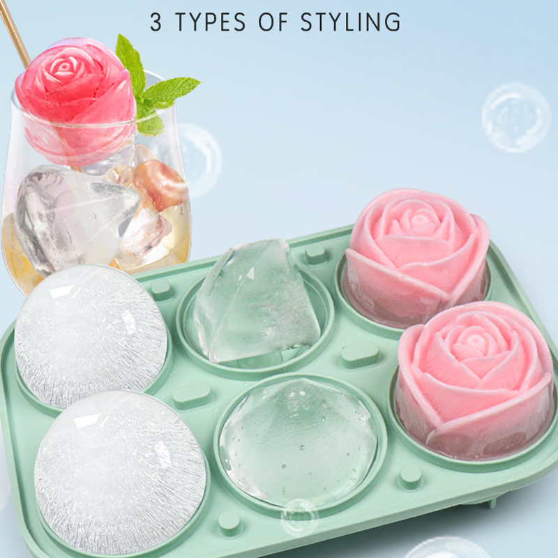 3D Gül Elmas Yuvarlak Buz Küpü - Ice Mold Sphere incelemesi ve fiyatı