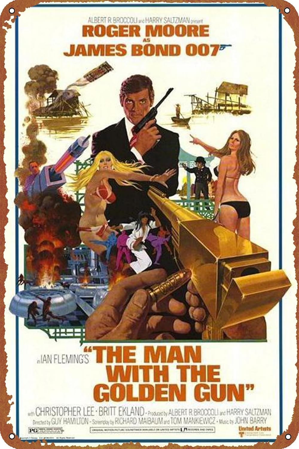 Altın Silahlı Adam Film Poster - Home Bar And Restaurant incelemesi ve fiyatı