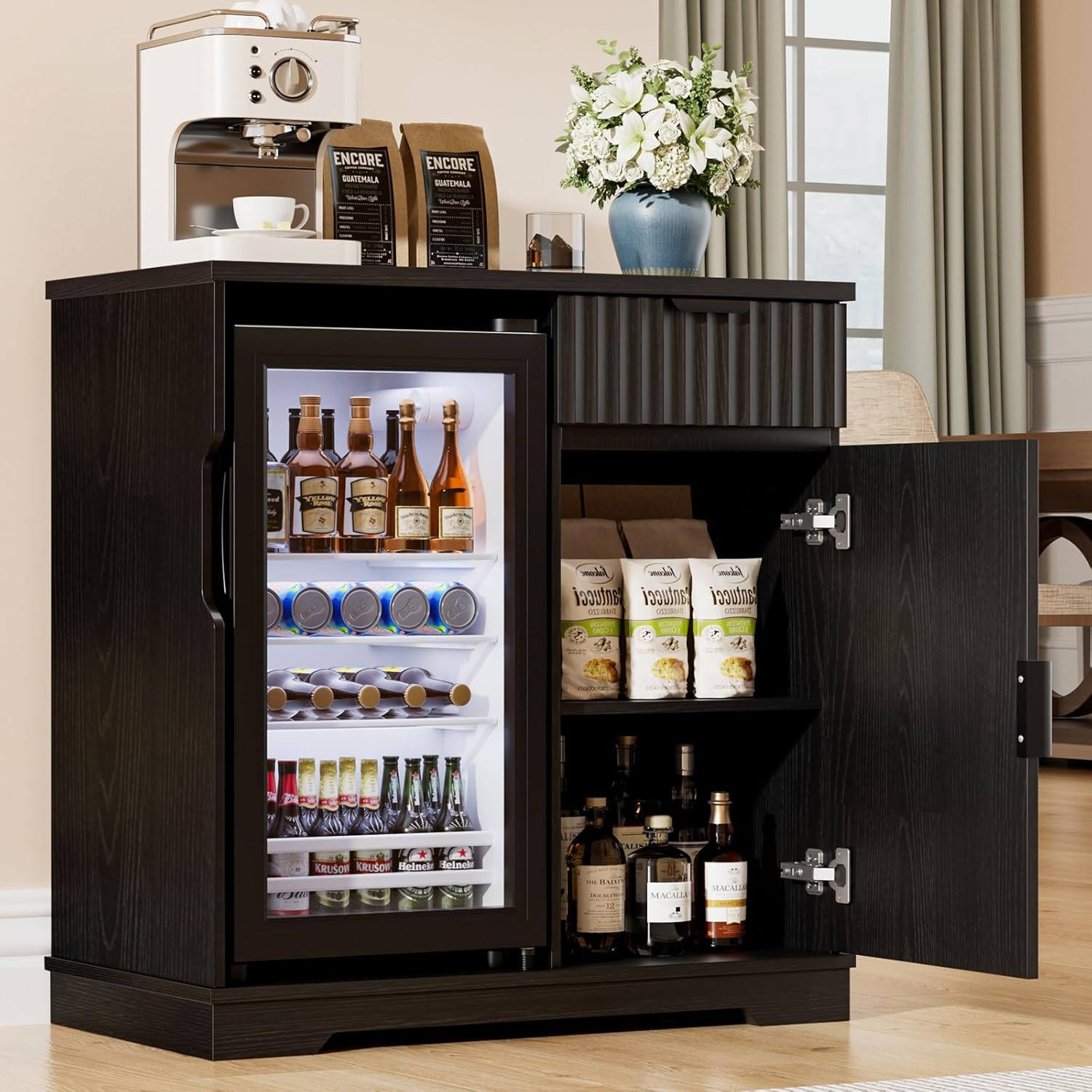 Oluklu Kahve Bar Dolabı, Mini  - Home Bar And Cabinet incelemesi ve fiyatı