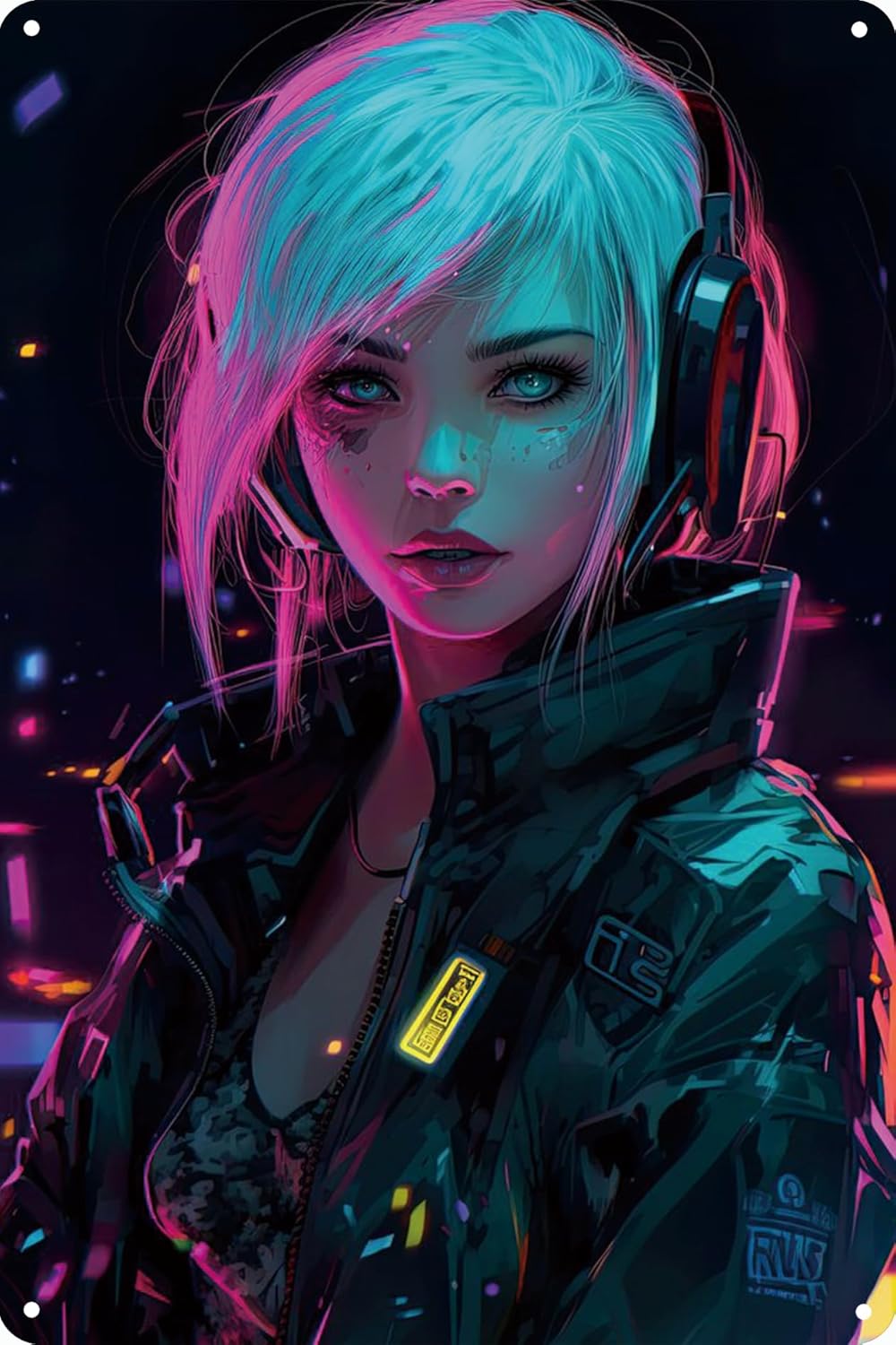 Anime Kız Neon Metal alüminyum - Home Bar And Restaurant incelemesi ve fiyatı