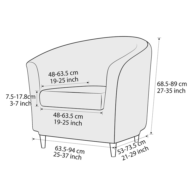 Düz Renk Kulüp Koltuğu Kılıfı  - Home Bar Seating incelemesi ve fiyatı