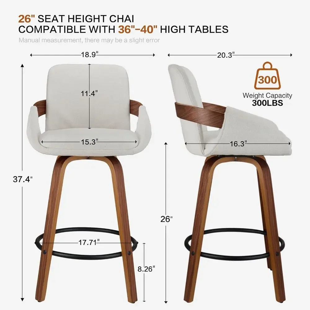 Bej Kumaş Döner Bar Tabureleri - Home Bar Stools incelemesi ve fiyatı