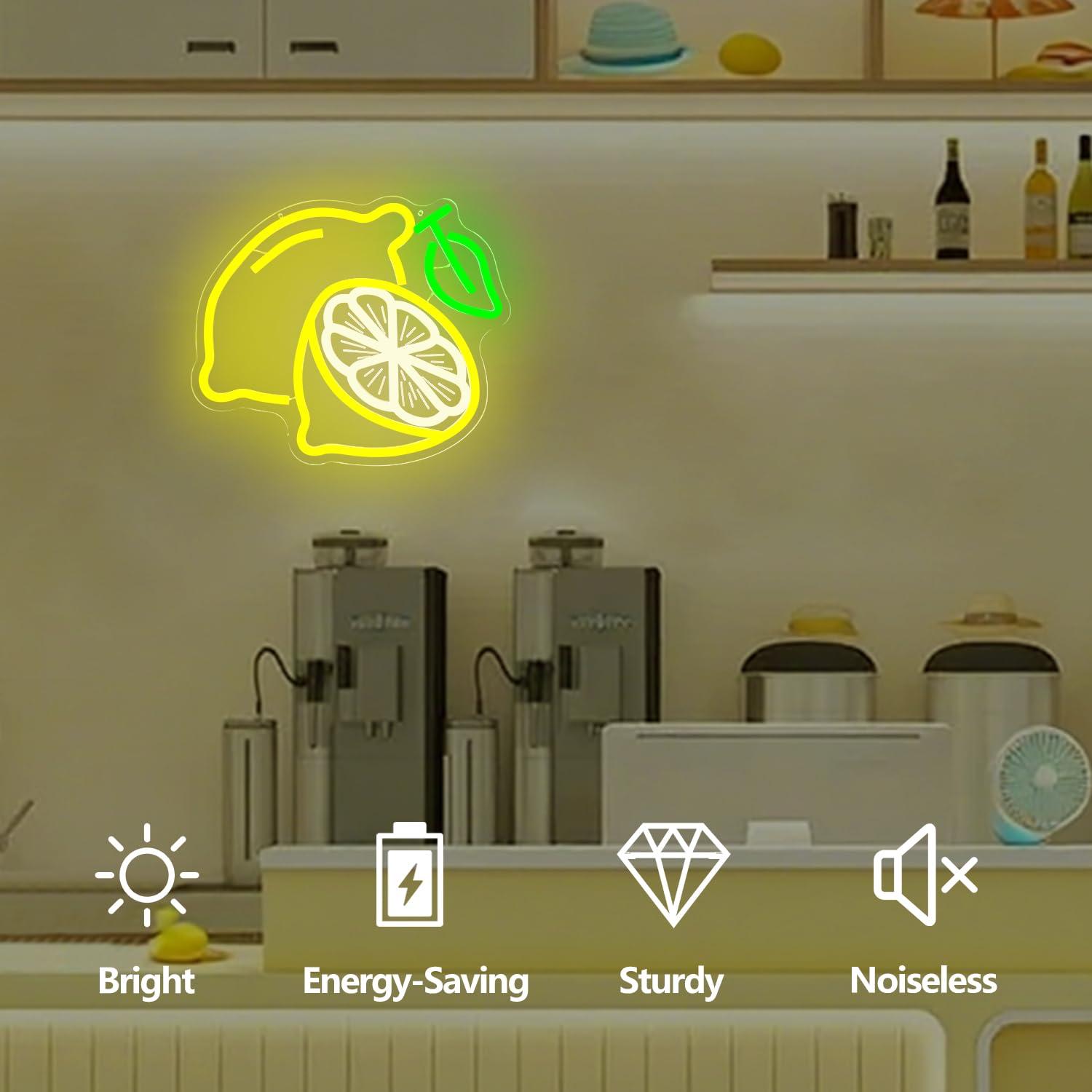 Limon Neon Tabela Kısılabilir  - Home Bar Signs incelemesi ve fiyatı