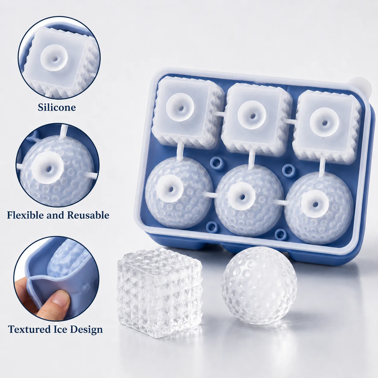 Silikon Viski Buz Küpü Kalıbı, - Ice Mold Sphere incelemesi ve fiyatı