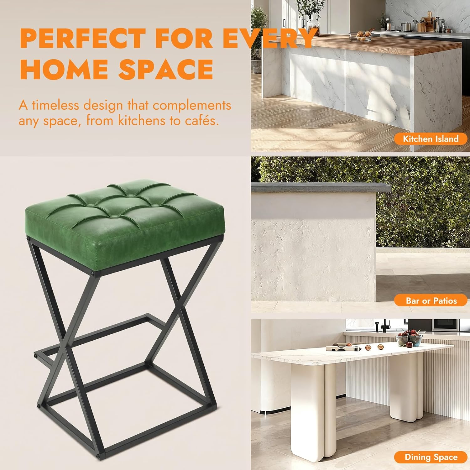 Modern Döner Bar Tabureleri 3' - Home Bar Seating incelemesi ve fiyatı