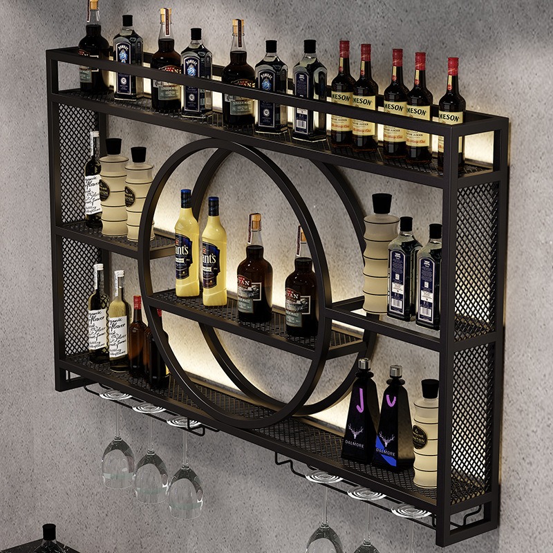 Bar şarap rafı duvara monte şa - Home Bar And Cabinet incelemesi ve fiyatı