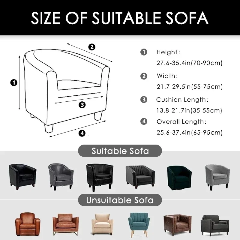 Elastik kulüp sandalyesi kapak - Home Bar Seating incelemesi ve fiyatı