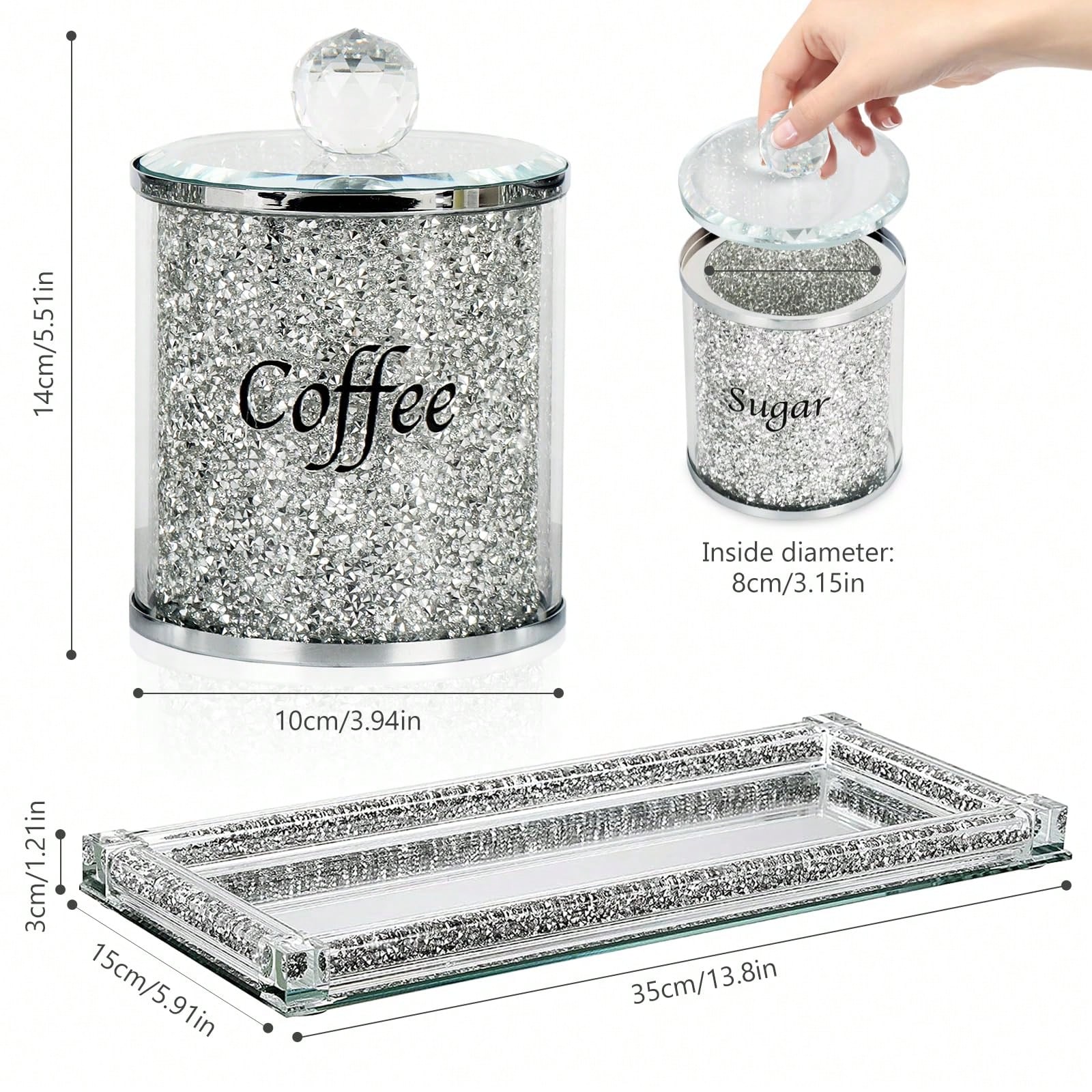 Kahve Şeker Çay Saklama Kabı S - Home Bar Set incelemesi ve fiyatı
