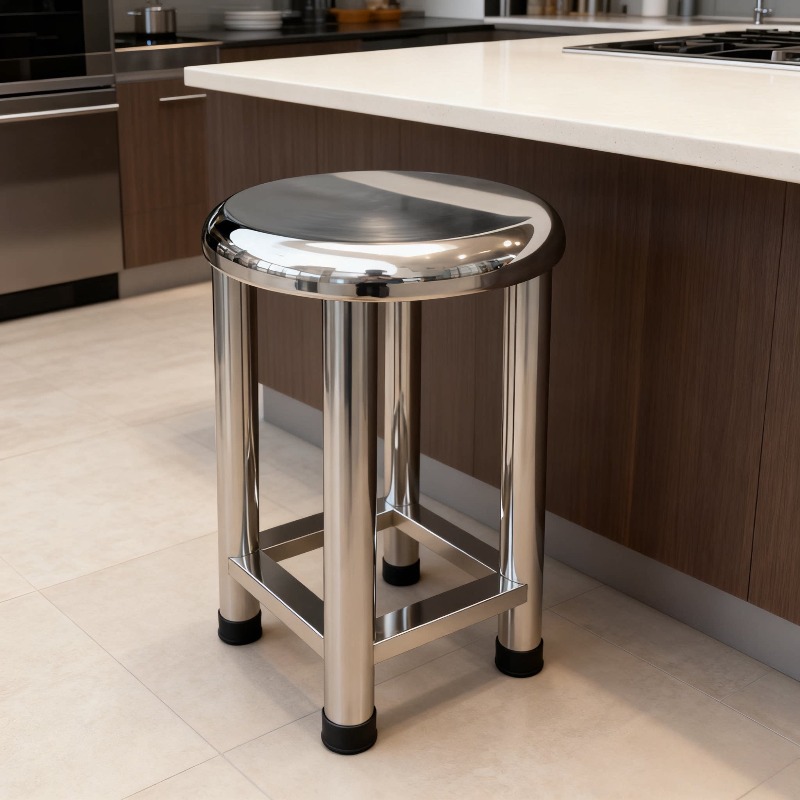 304 Paslanmaz Çelik Yuvarlak T - Home Bar Stools incelemesi ve fiyatı